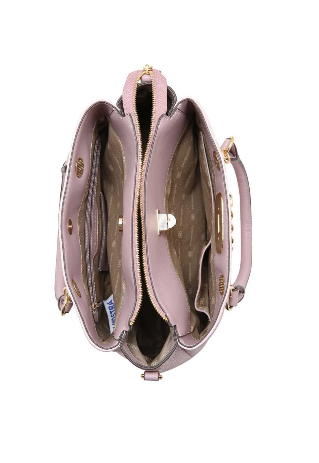 Bolsa Feminina Chenson Mão Deluxe Rosa 4