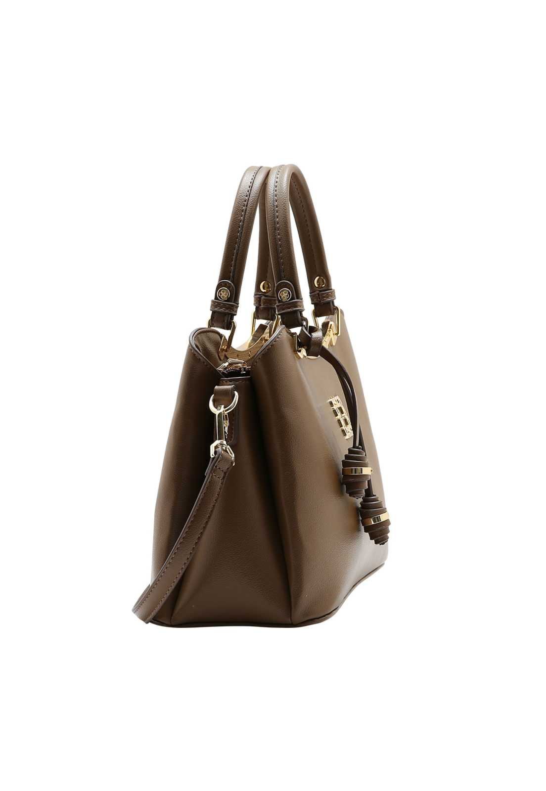 Bolsa Feminina Chenson Mão Atemporal Café 2