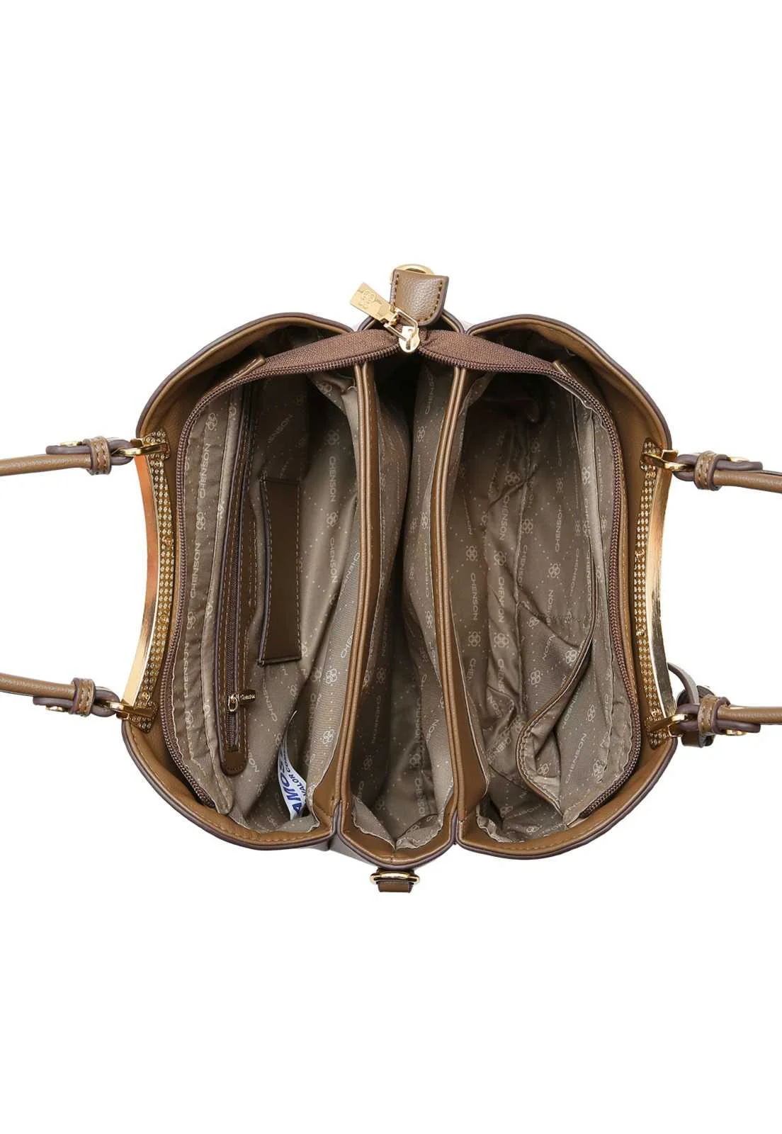 Bolsa Feminina Chenson Mão Atemporal Café 5