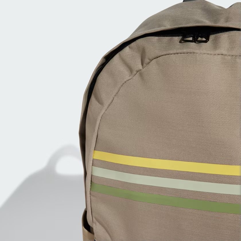 Mochila Classic Adidas Horizontal Tres Listras Marrom 5