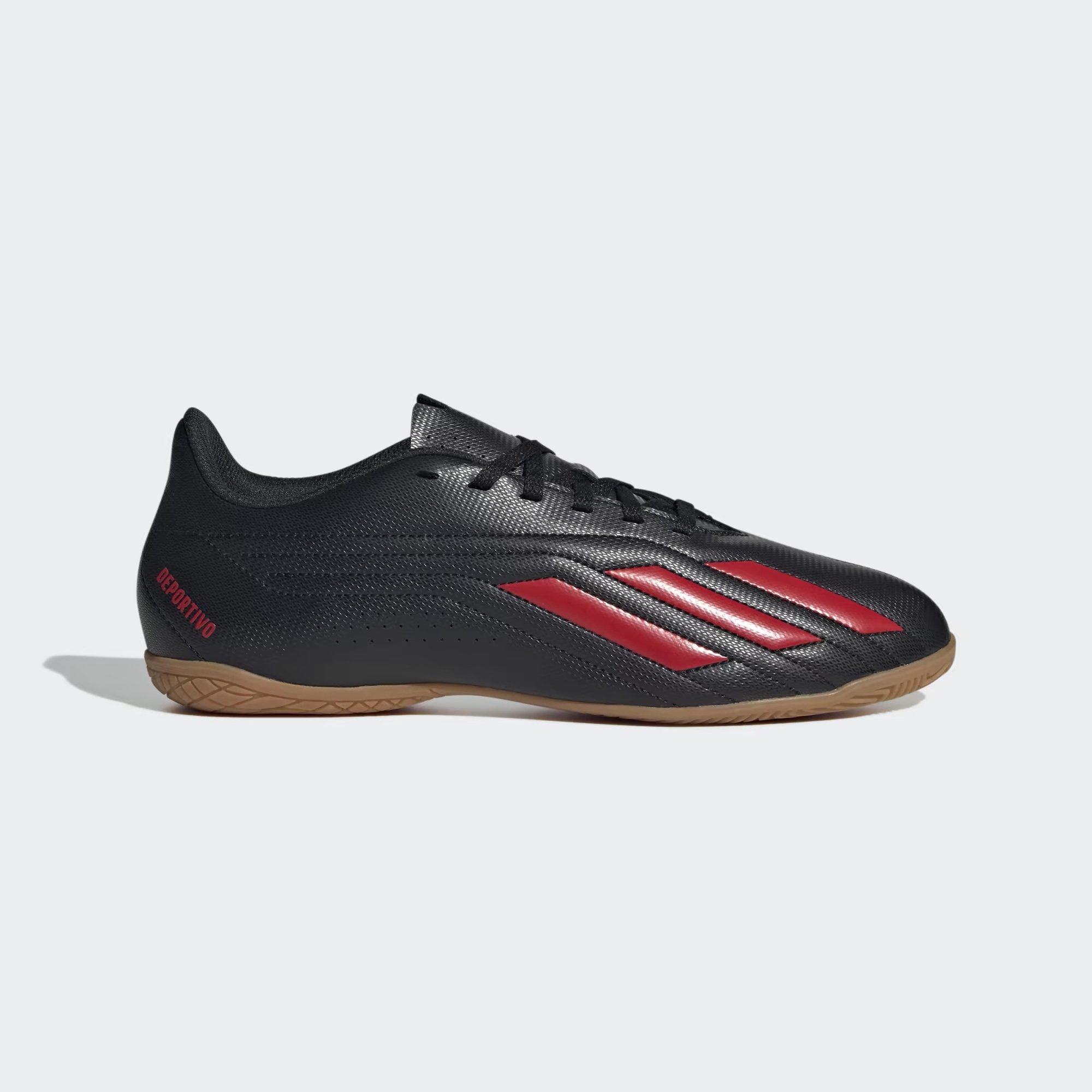 Chuteira Adidas Deportivo II Futsal Preto/Vermelho 2