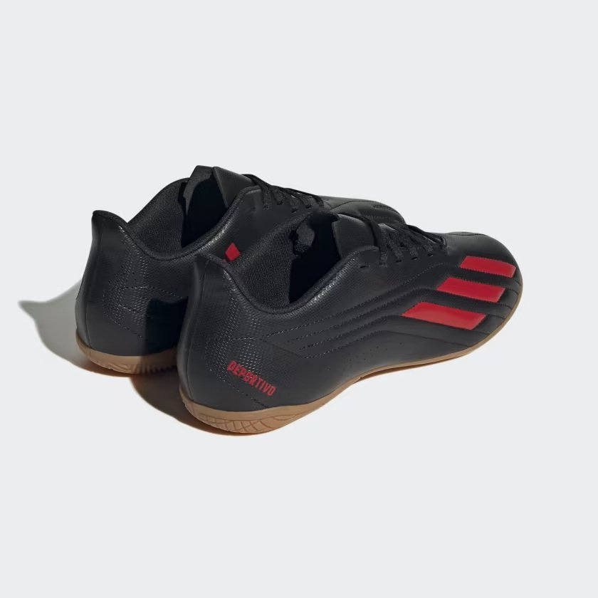 Chuteira Adidas Deportivo II Futsal Preto/Vermelho 4