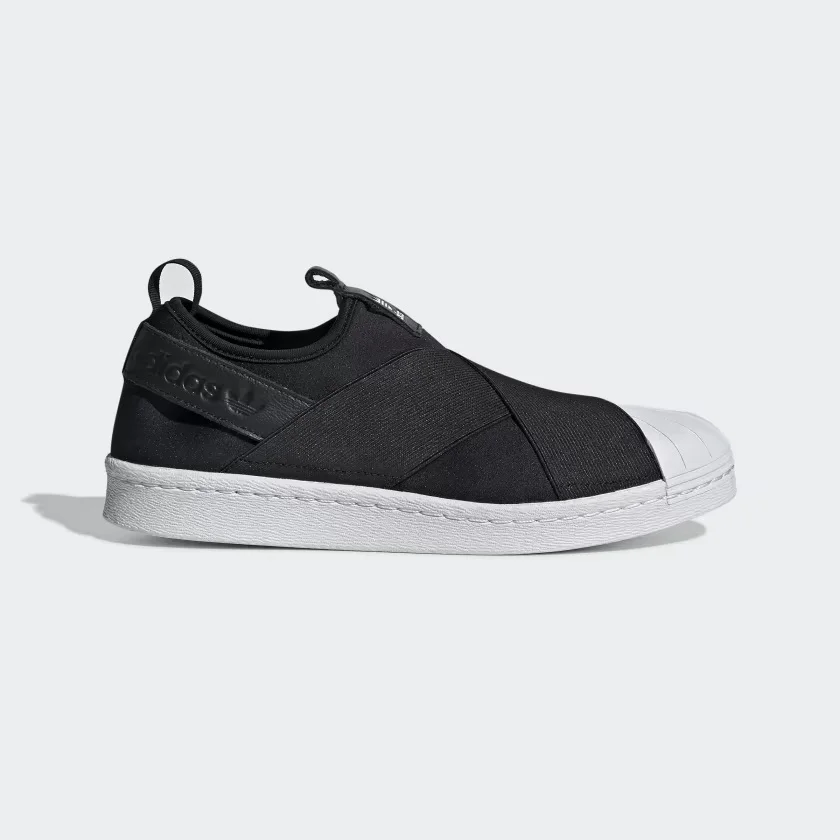 Tenis adidas Slip-On Preto/Branco 2