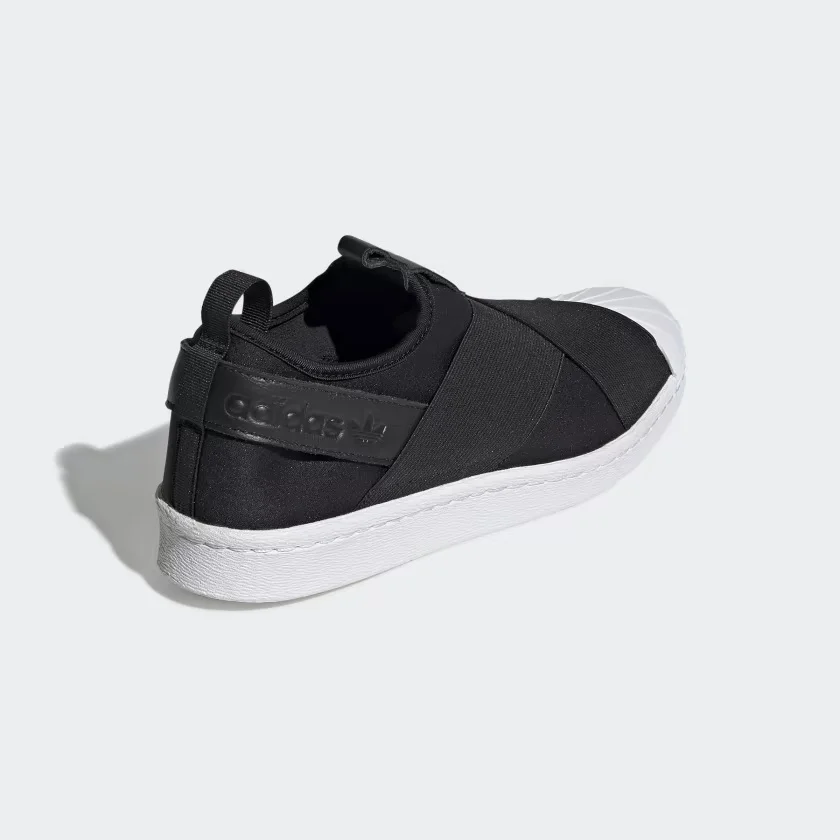 Tenis adidas Slip-On Preto/Branco 4
