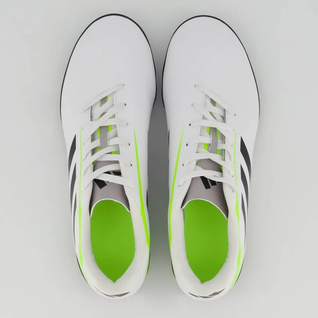 Chuteira Adidas Artilheira VI TF Society Branca Branco 4