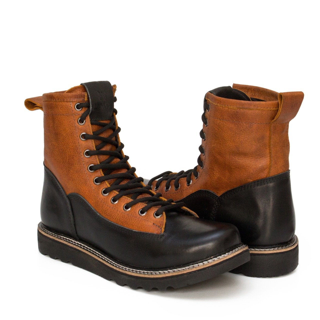 Bota Coturno Titan Masculino Couro Laranja 2