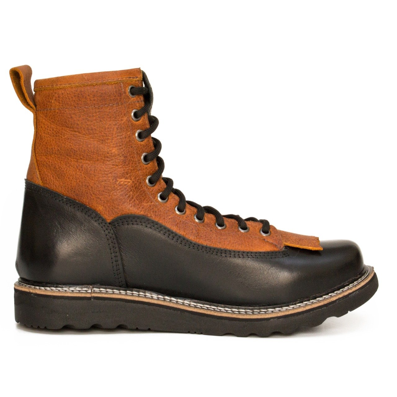Bota Coturno Titan Masculino Couro Laranja 3