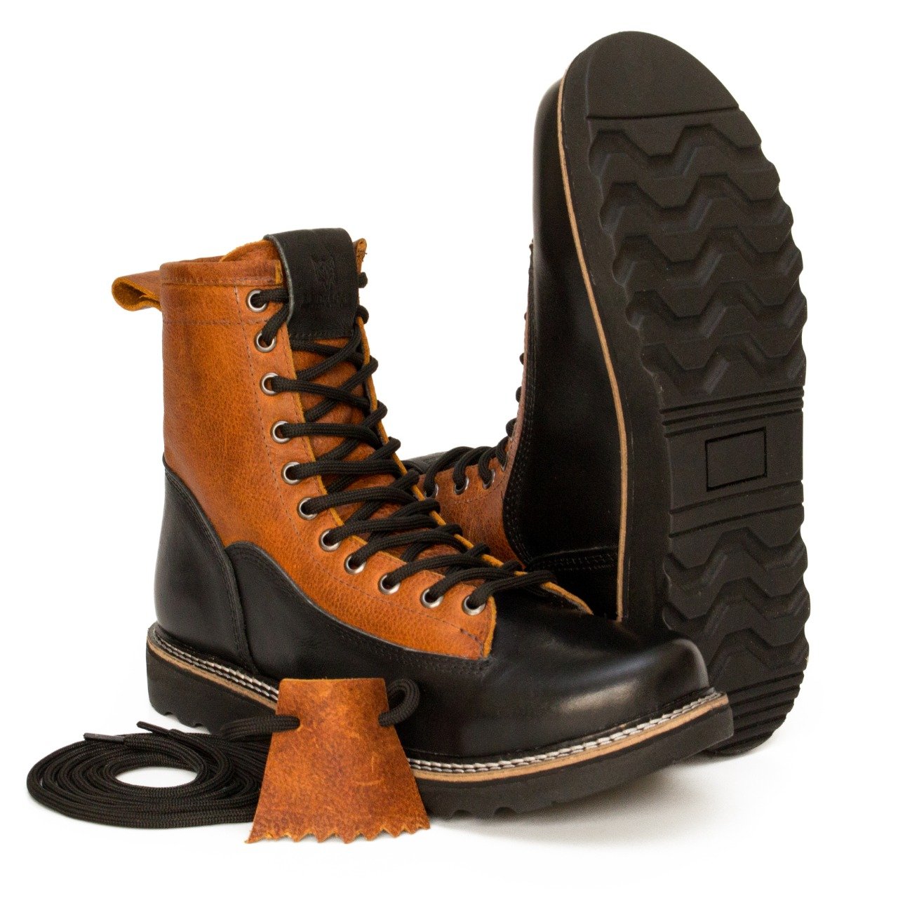Bota Coturno Titan Masculino Couro Laranja 4