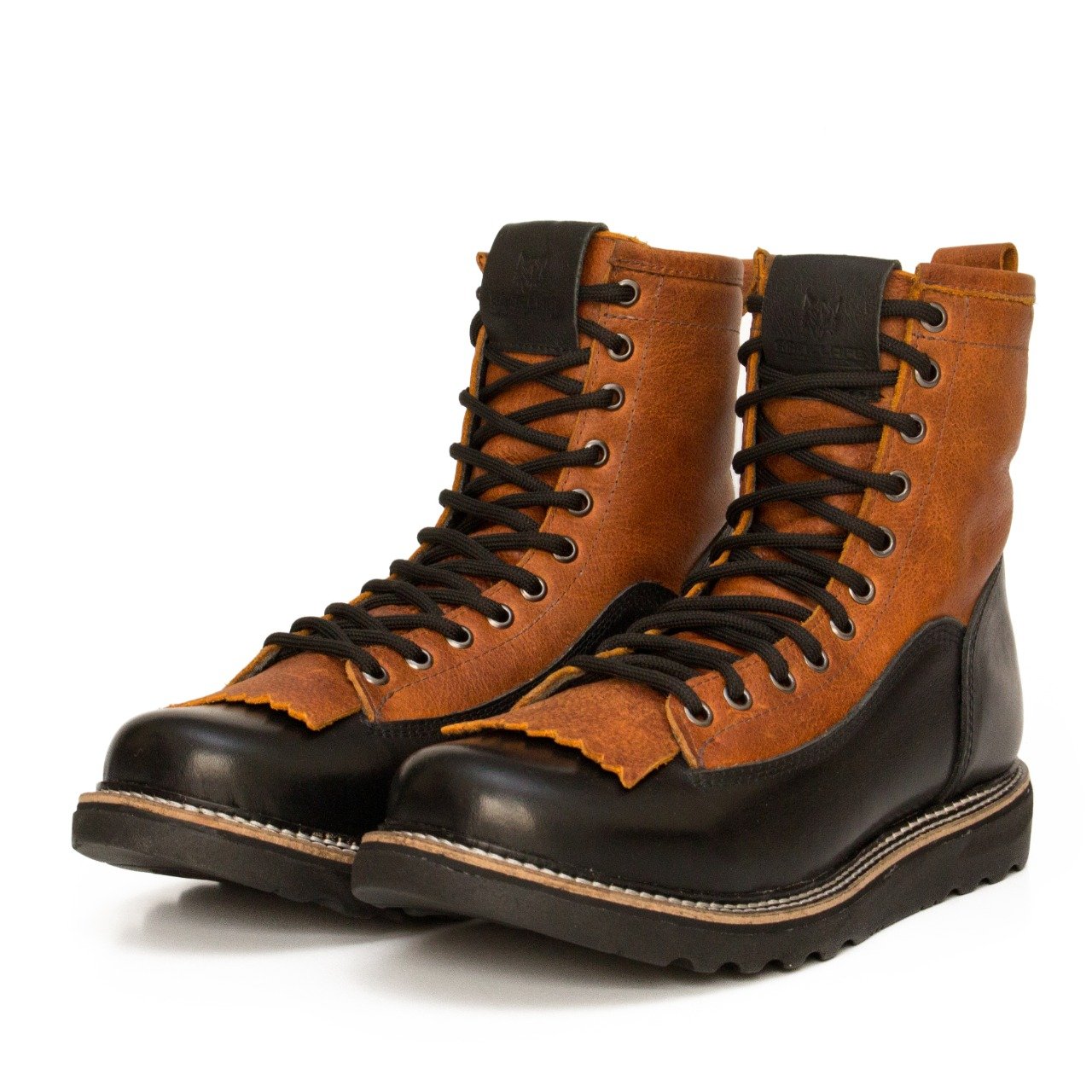 Bota Coturno Titan Masculino Couro Laranja 5