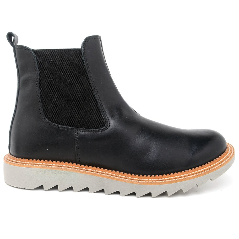 Bota Chelsea Couro Lactego Ranclafe Preto 1