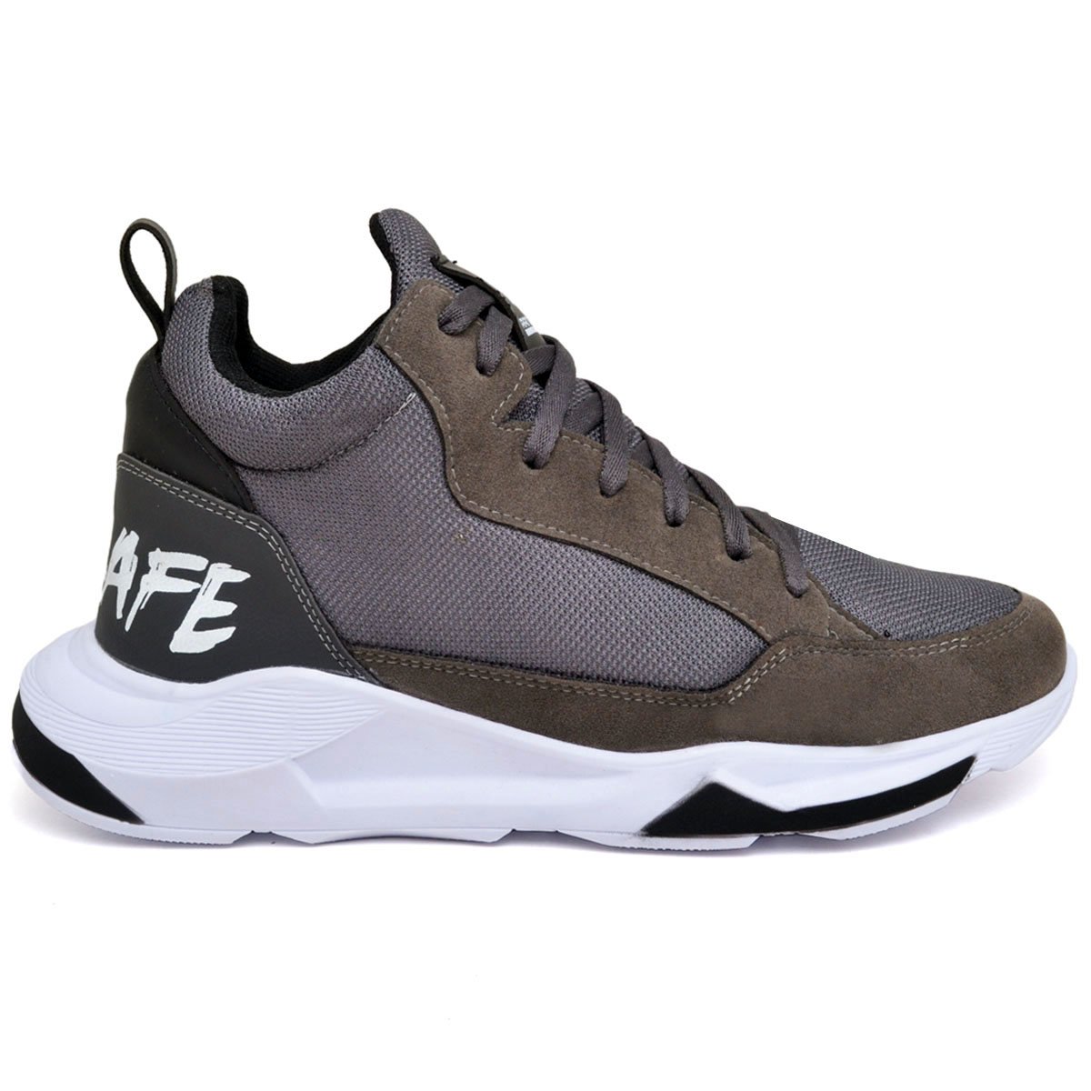 Tênis Basquete Linha 06 Eco Nylon Espumado Ranclafe Cinza 2