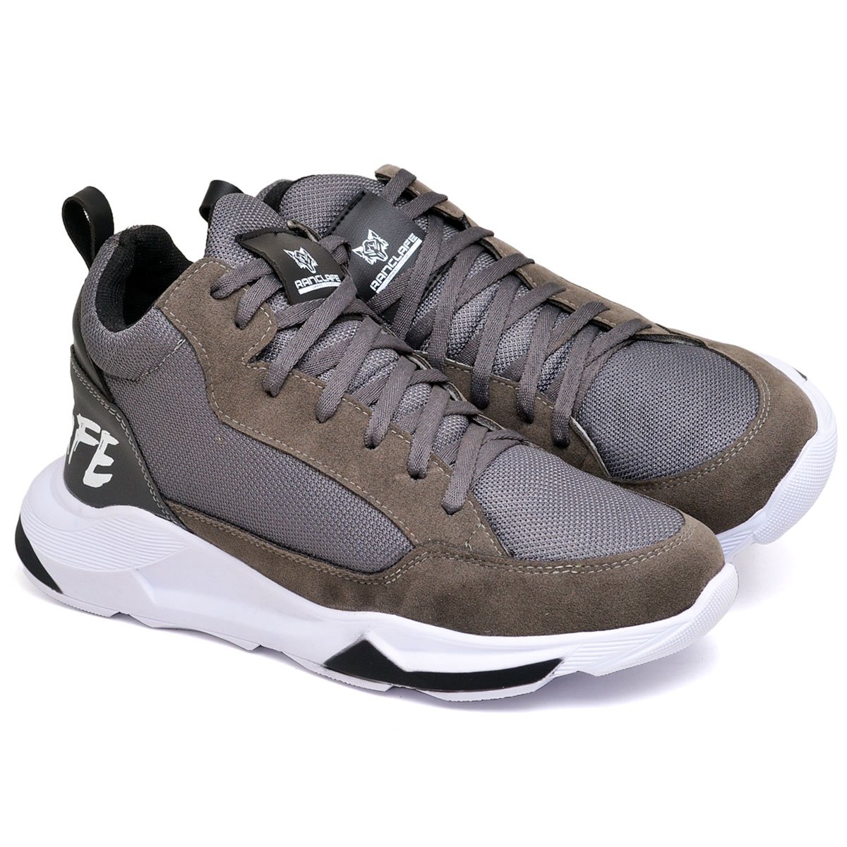 Tênis Basquete Linha 06 Eco Nylon Espumado Ranclafe Cinza 6