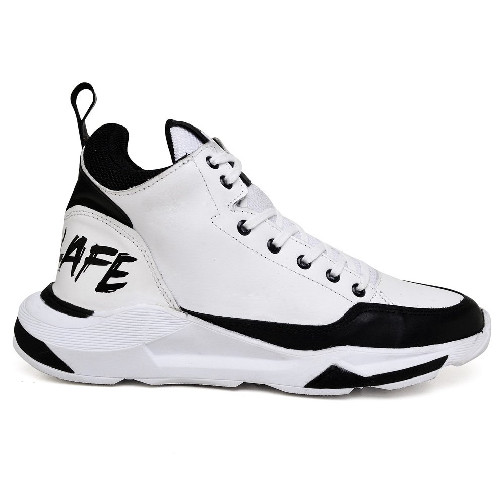 Tênis Basketball Couro Napa Ranclafe Cano Alto Confortavel