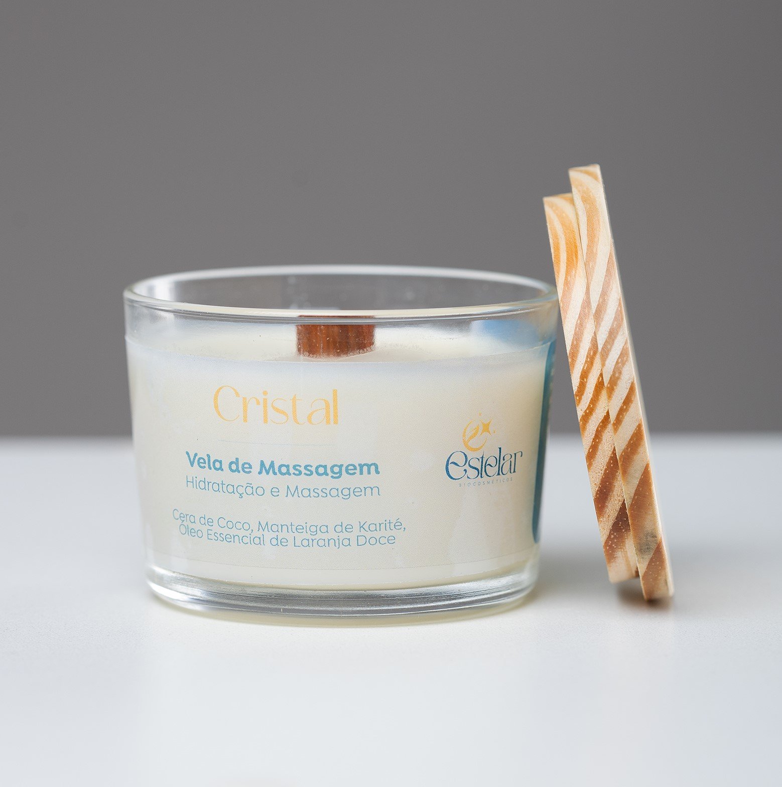 Vela de Massagem Corporal Cristal Estelar