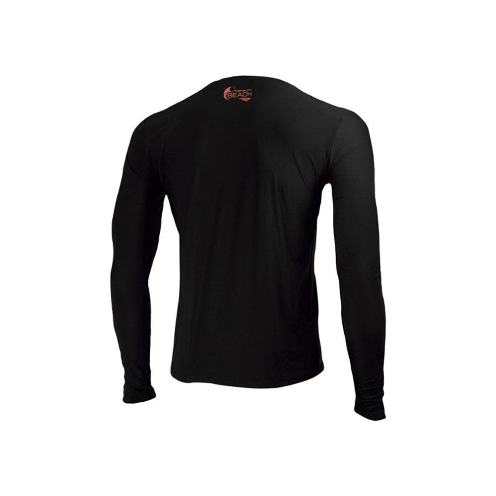Camiseta Beach Penalty Masculina Manga Longa Preto 2