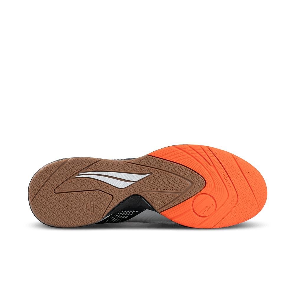 Chuteira Futsal Penalty Max 500 Locker Y-3 Branco/Preto/Laranja 3