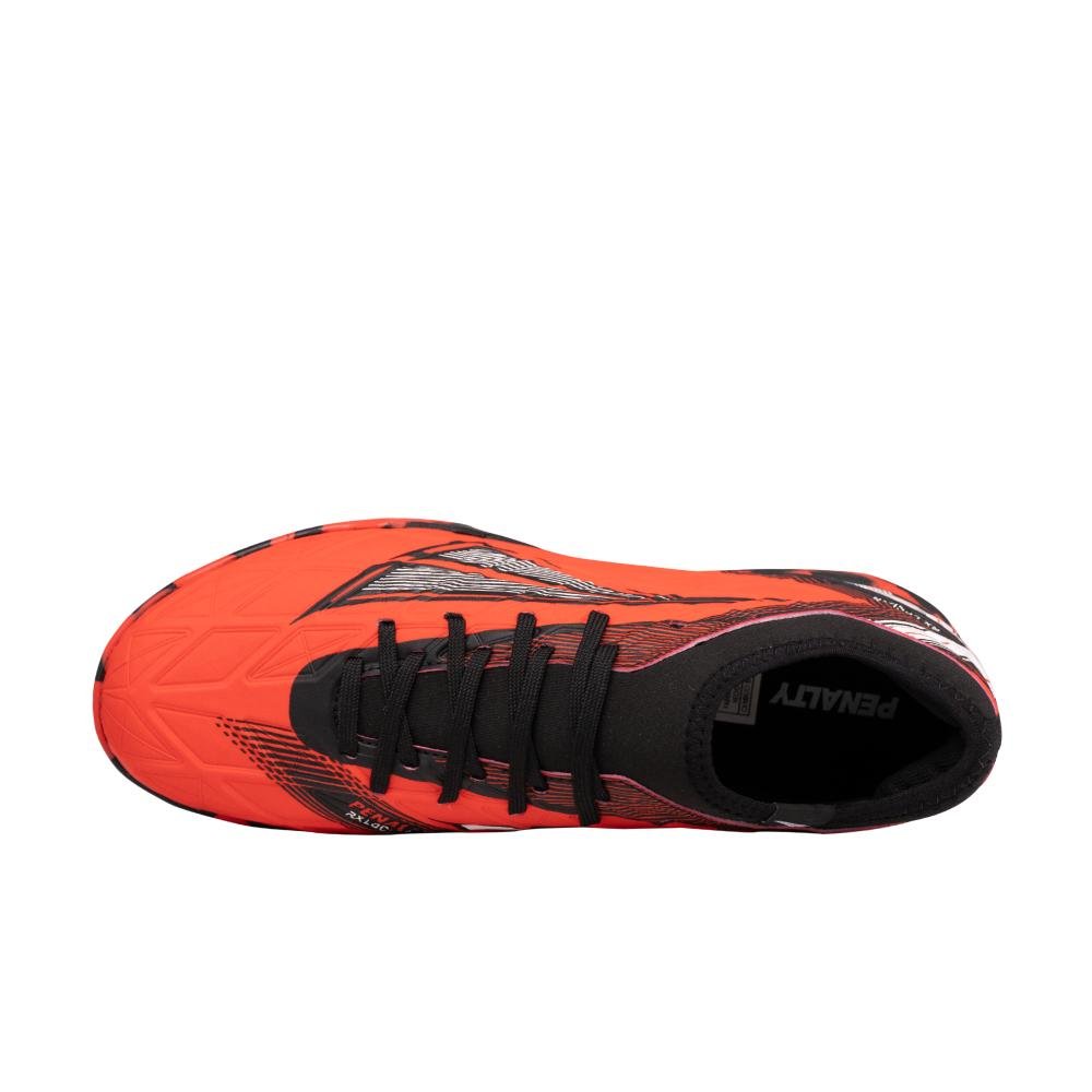 Chuteira Society Penalty Rx Locker Y-5 Laranja/Vermelho 3
