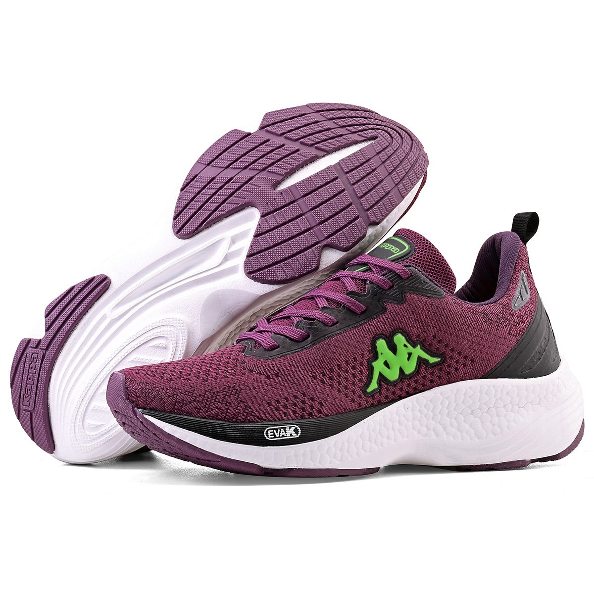 Tenis Kappa Pulse Unissex Bordô/Preto 3