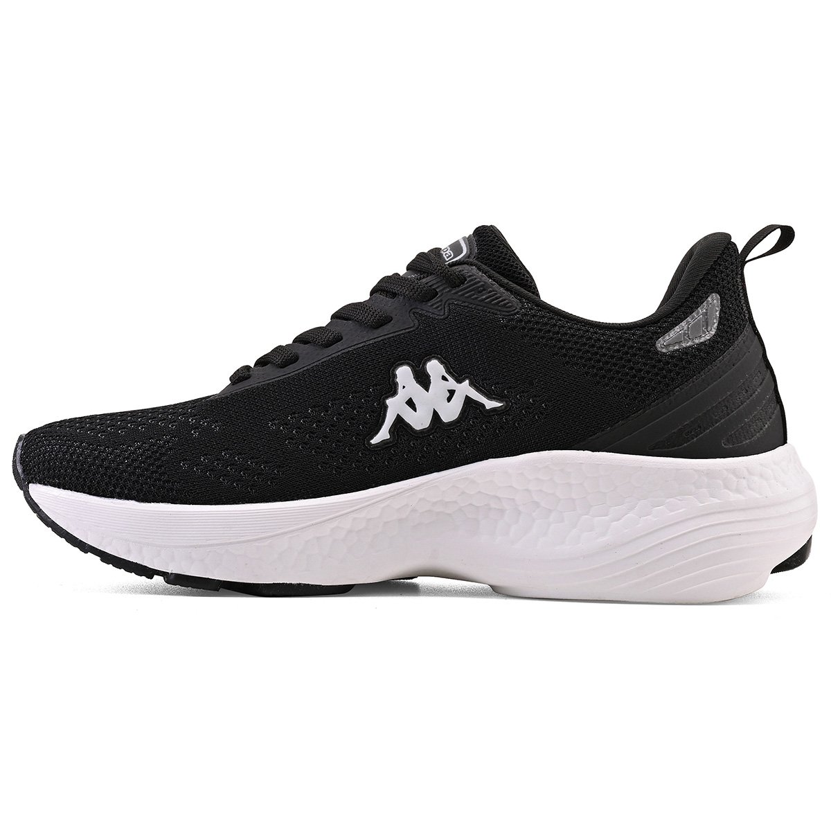 Tenis Kappa Pulse Unissex Preto/Branco 3