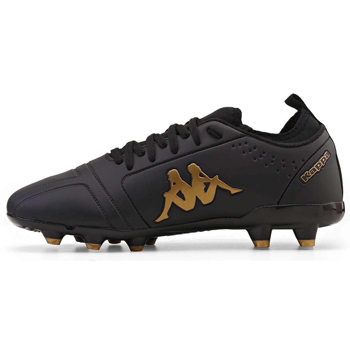 Chuteira Kappa Milan II Campo Masculino Preto/Dourado 4