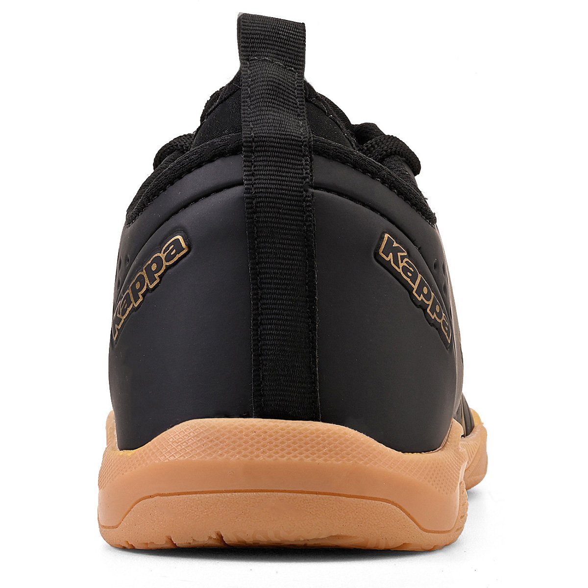 Chuteira Kappa Milan II Futsal Masculino Preto/Dourado 5