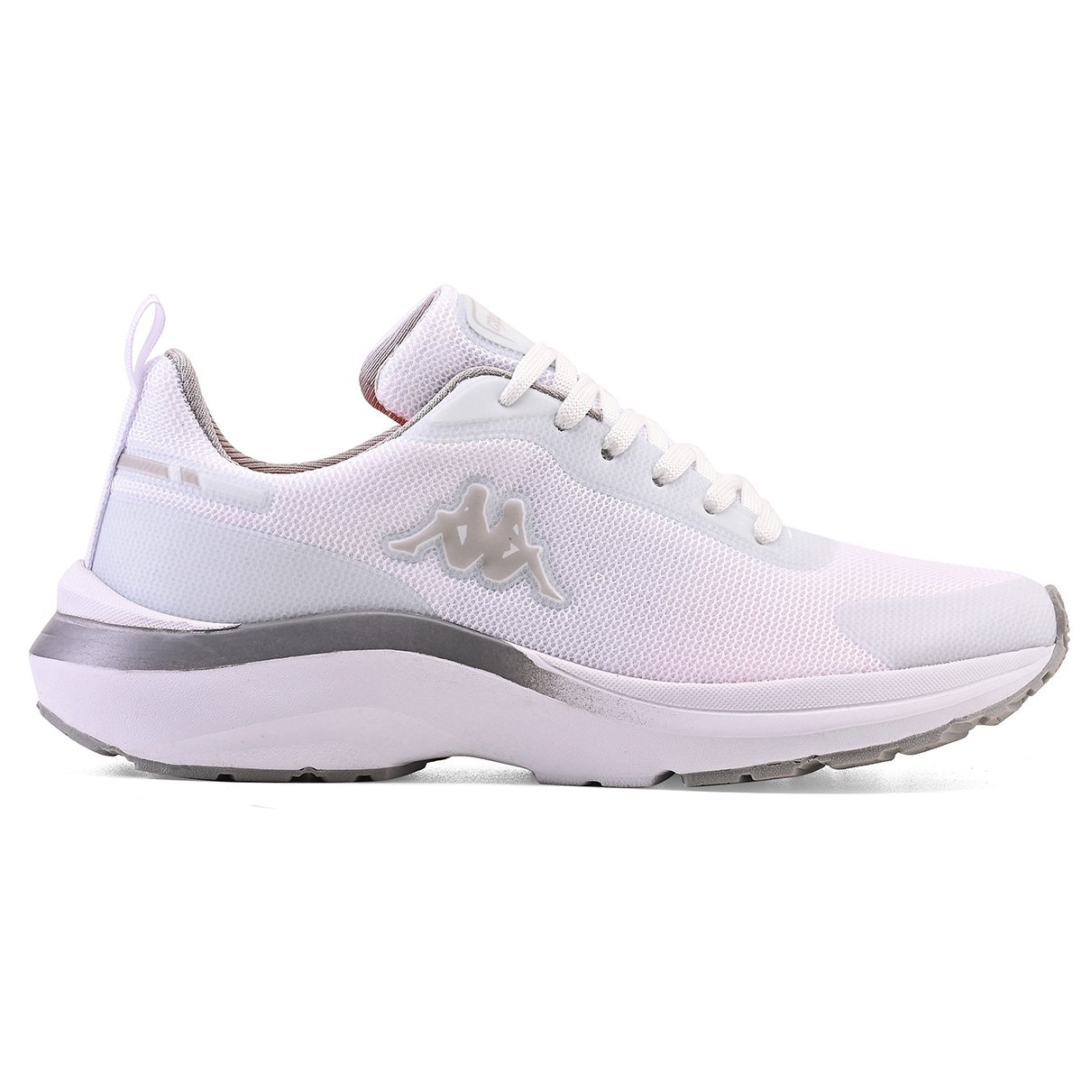 Tenis Kappa Drive Unissex Branco/Cinza