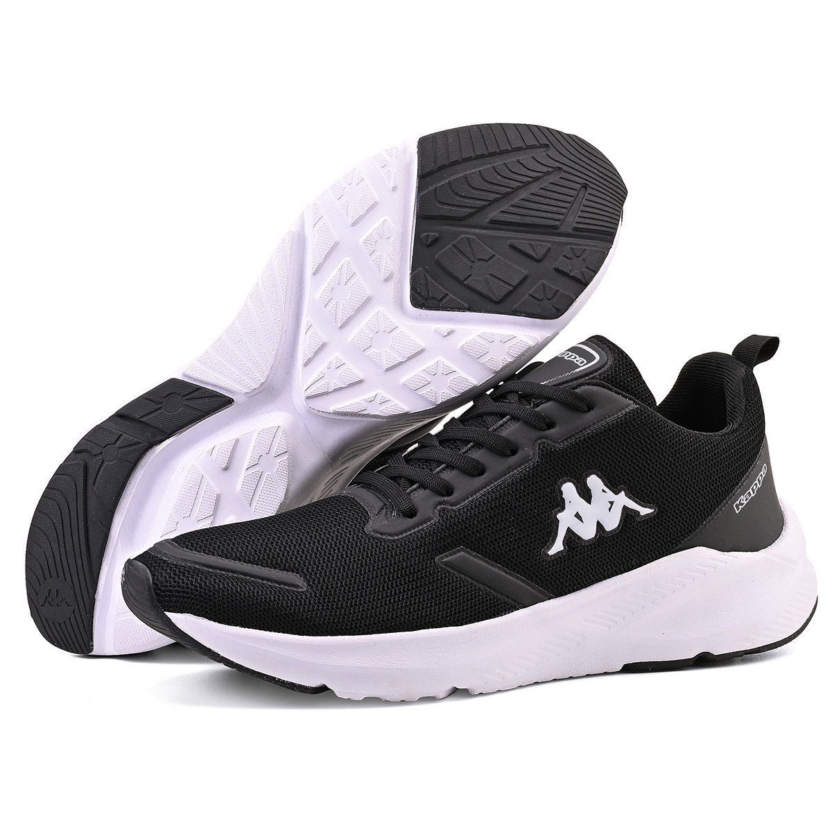 Tenis Kappa Trendy Unissex Preto/Branco