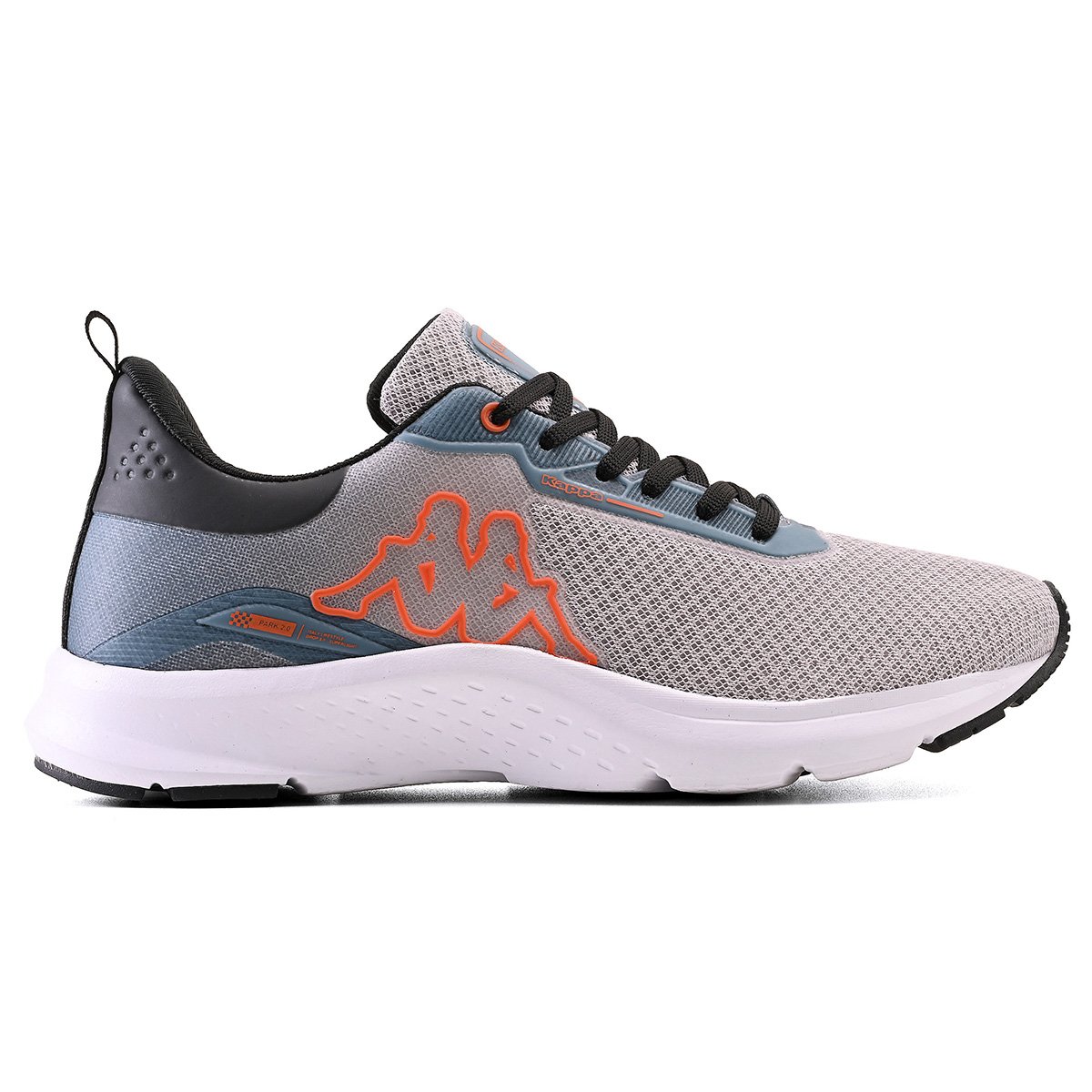 Tenis Kappa Park Unissex Cinza/Azul Bebe