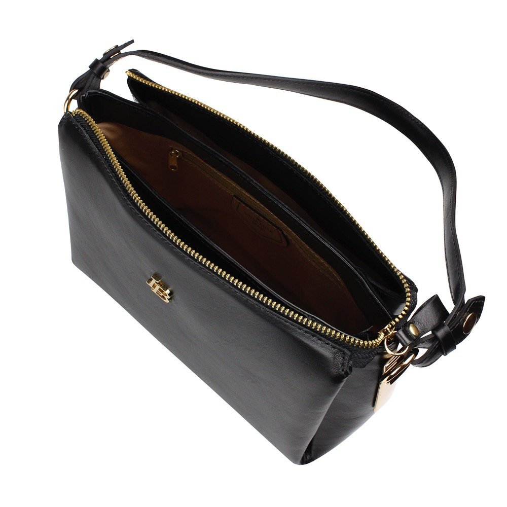 Bolsa Média Hanna Linea Bella 5511 Preto 2