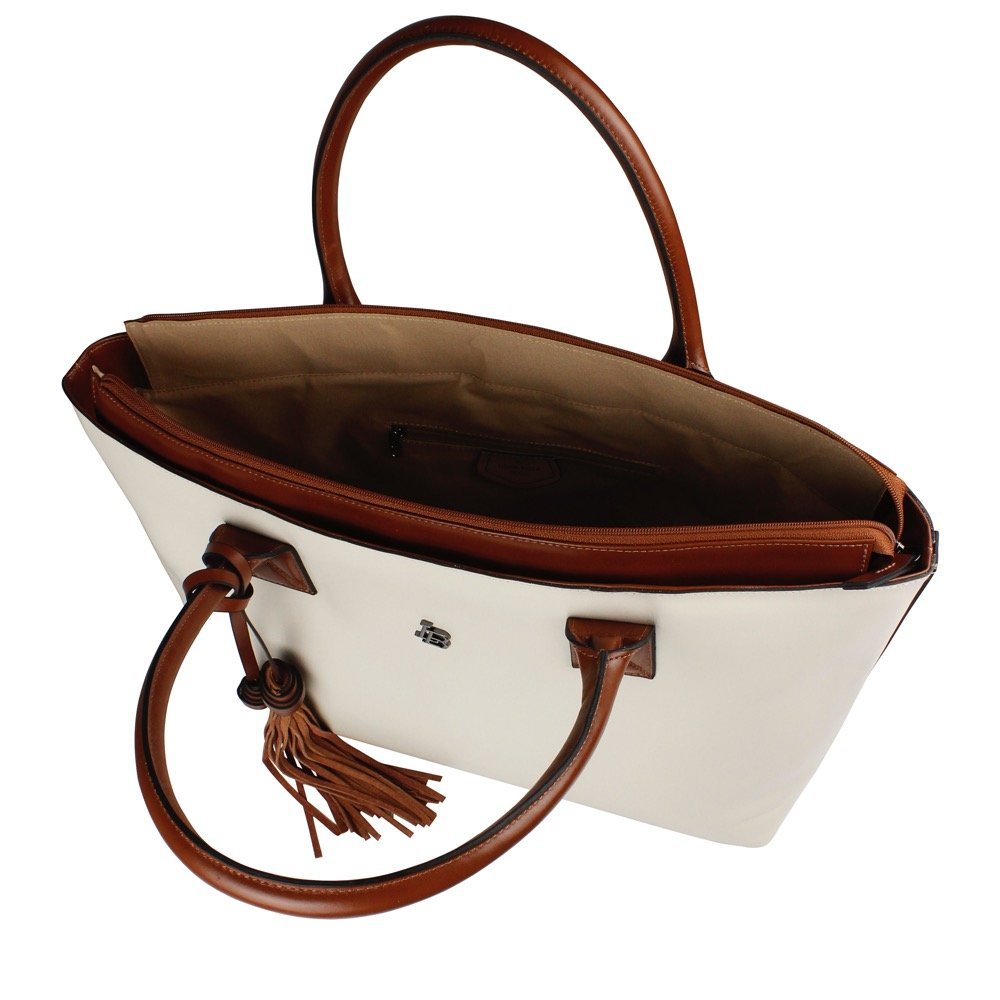 Bolsa Grande Sol Linea Bella 5425 Off White 2
