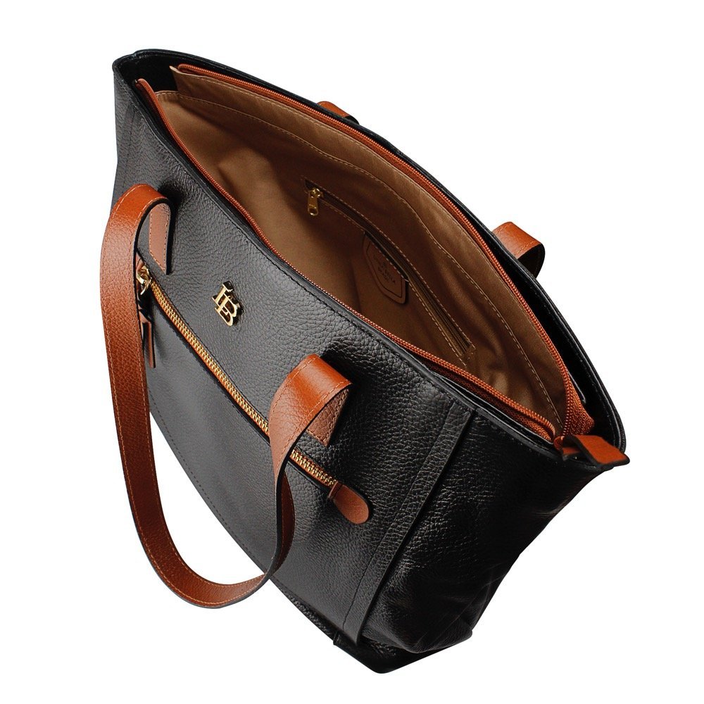 Bolsa Grande Nize Linea Bella 5548 Preto 2