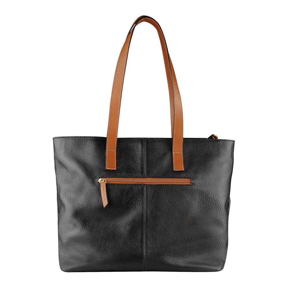 Bolsa Grande Nize Linea Bella 5548 Preto 3