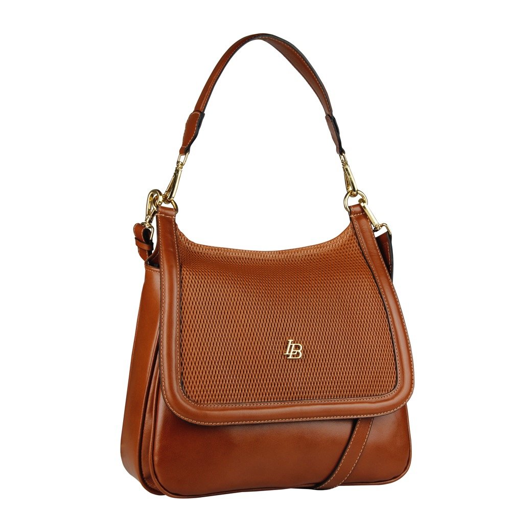 Bolsa Grande Iris Linea Bella 5541 Marrom 1