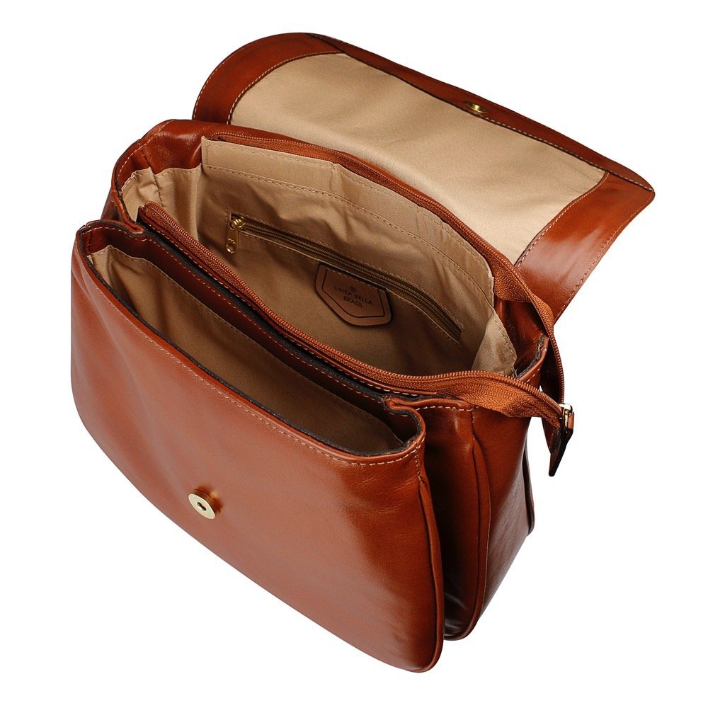 Bolsa Grande Iris Linea Bella 5541 Marrom 2