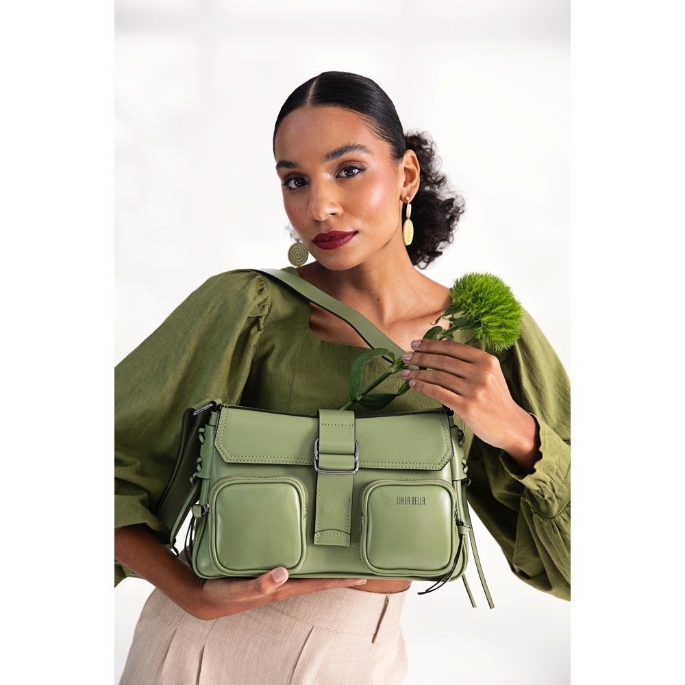 Bolsa Grande Dulce Maria Linea Bella 5388 Verde 2