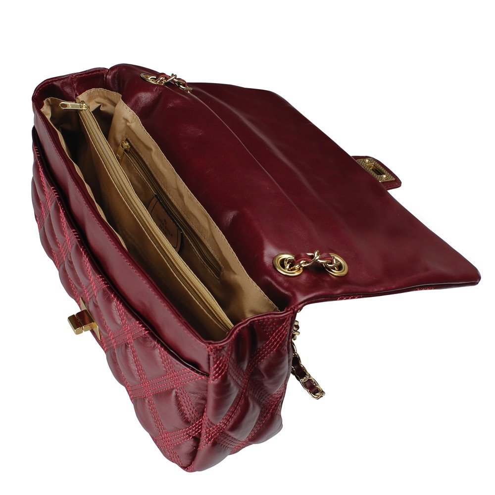 Bolsa Grande Antonella Linea Bella 5558 Vinho 2