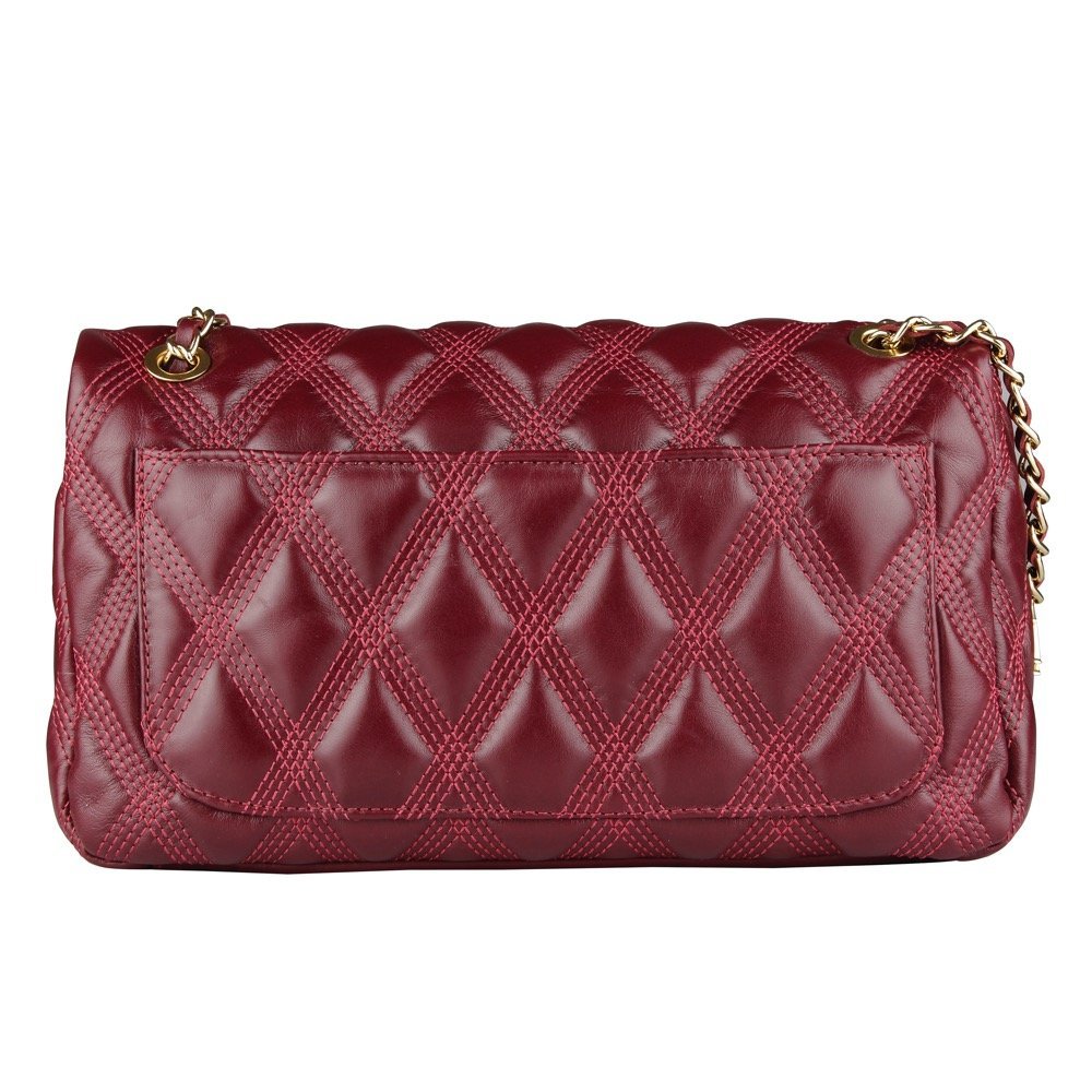 Bolsa Grande Antonella Linea Bella 5558 Vinho 3