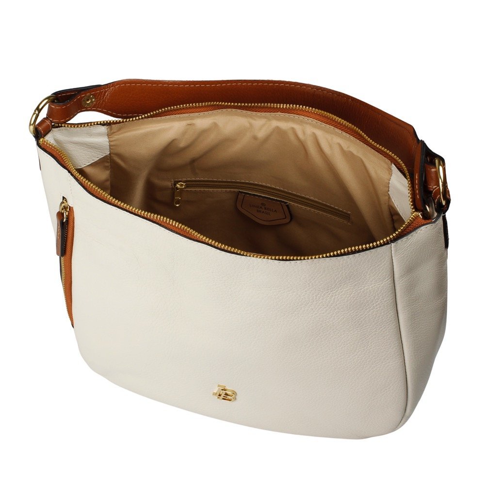 Bolsa Grande Analu Linea Bella 5549 Off White 2
