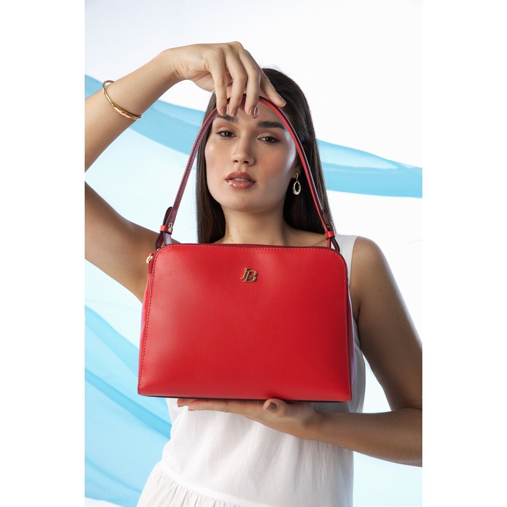 Bolsa Média Selene Linea Bella 5514 Aura Vermelho 4