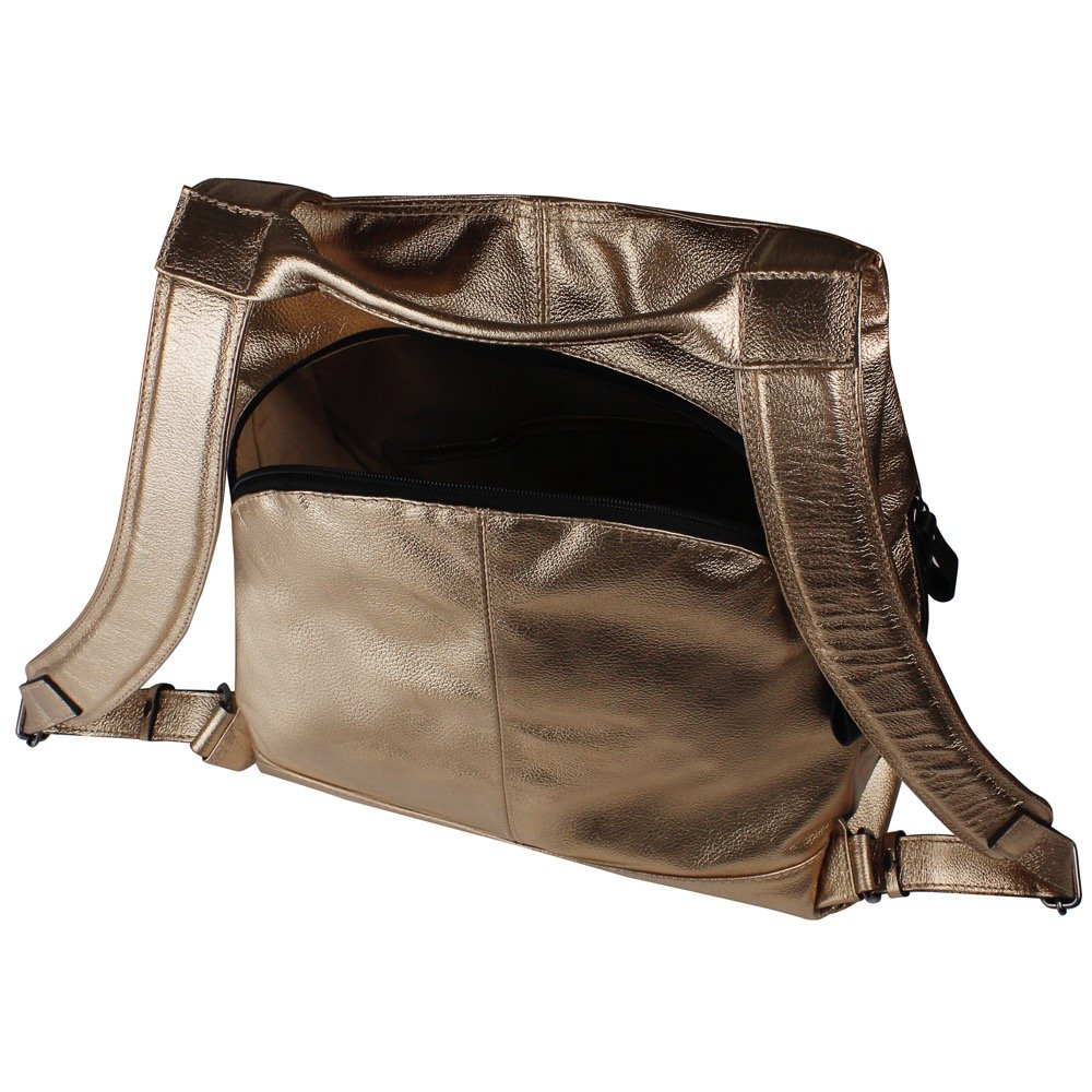 Mochila Grande Kauane Linea Bella 5291 - Aura Bronze 2