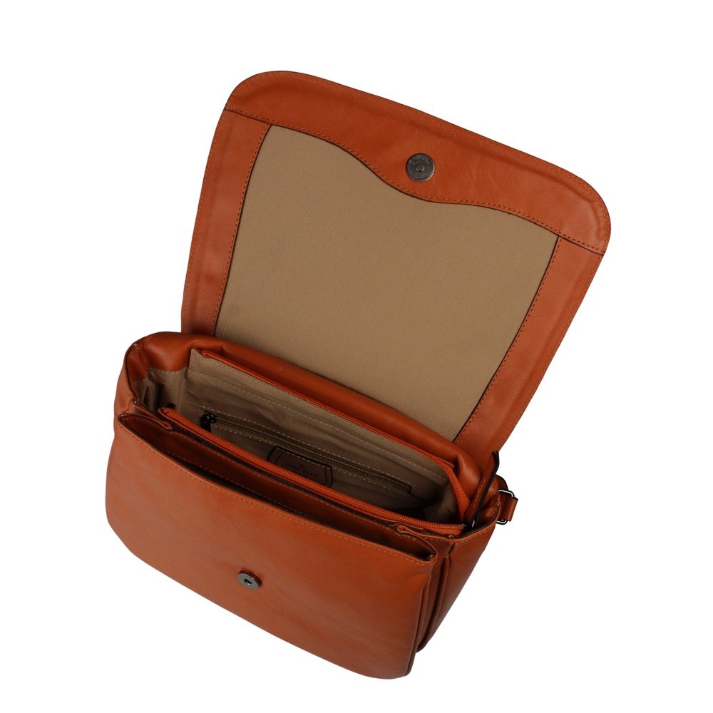 Bolsa Grande Iris Linea Bella 5541 Laranja 2