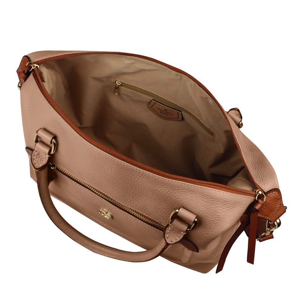 Bolsa Grande Jasmin Linea Bella 5566 Bege 2