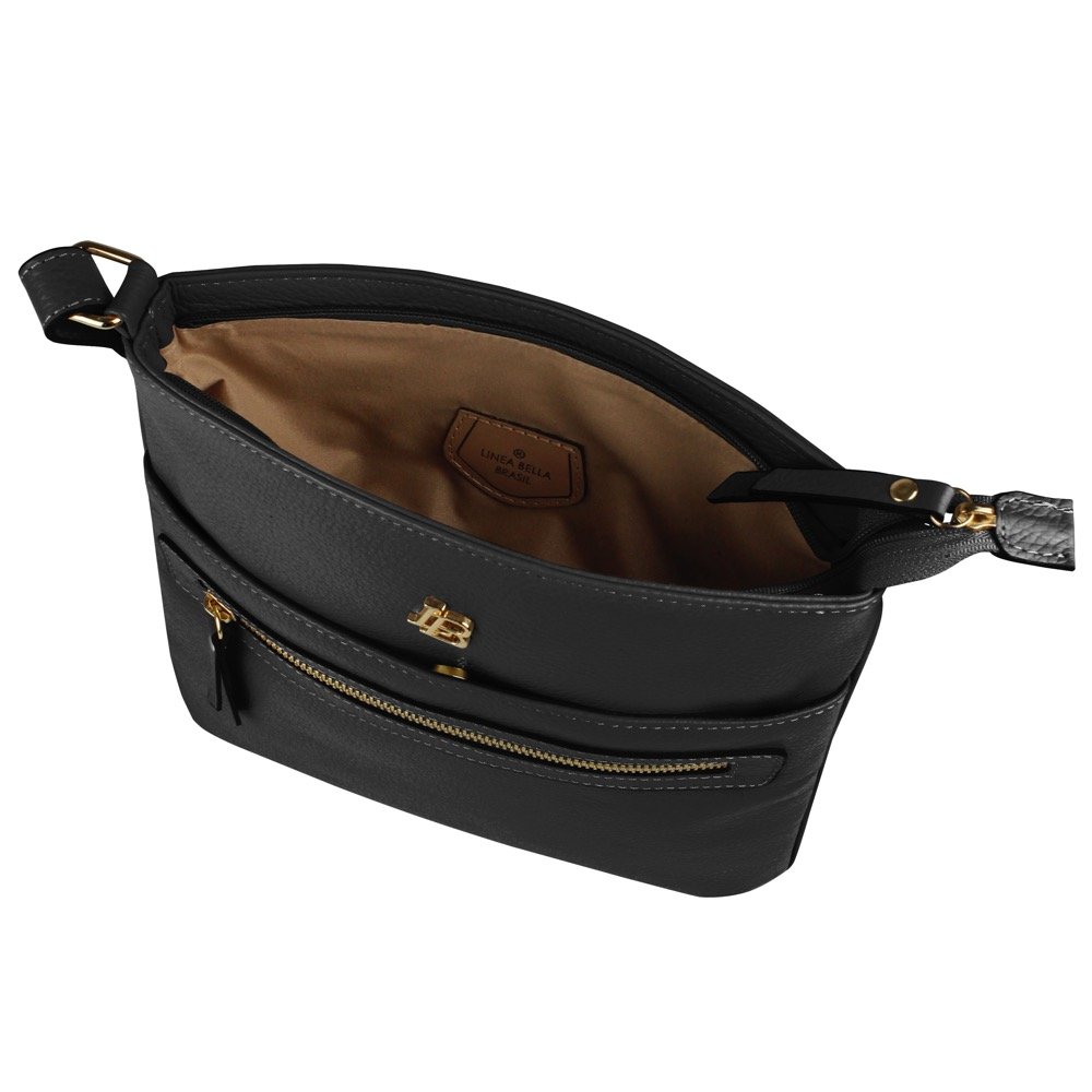 Bolsa Média Linea Bella 6033 Preto 2