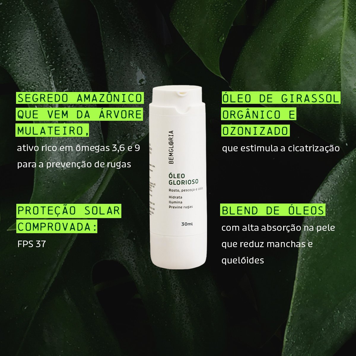 Óleo Glorioso - Bemgloria 30ml 30ml 6