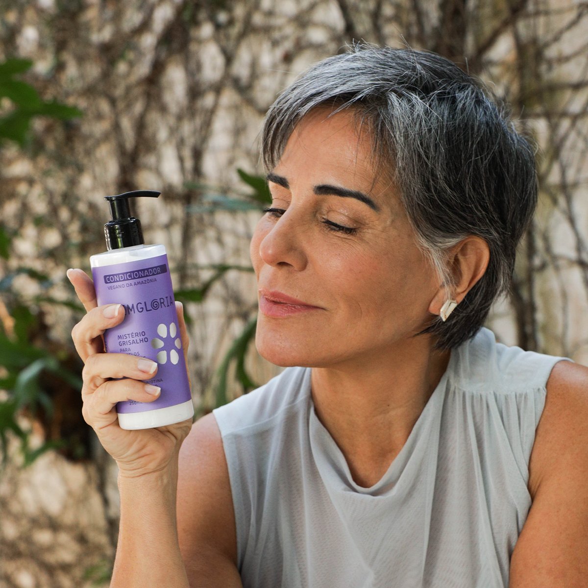 Condicionador para cabelos Grisalhos, Loiros ou Brancos. Vegano da Amazônia - Bemgloria 250ml 250ml 4