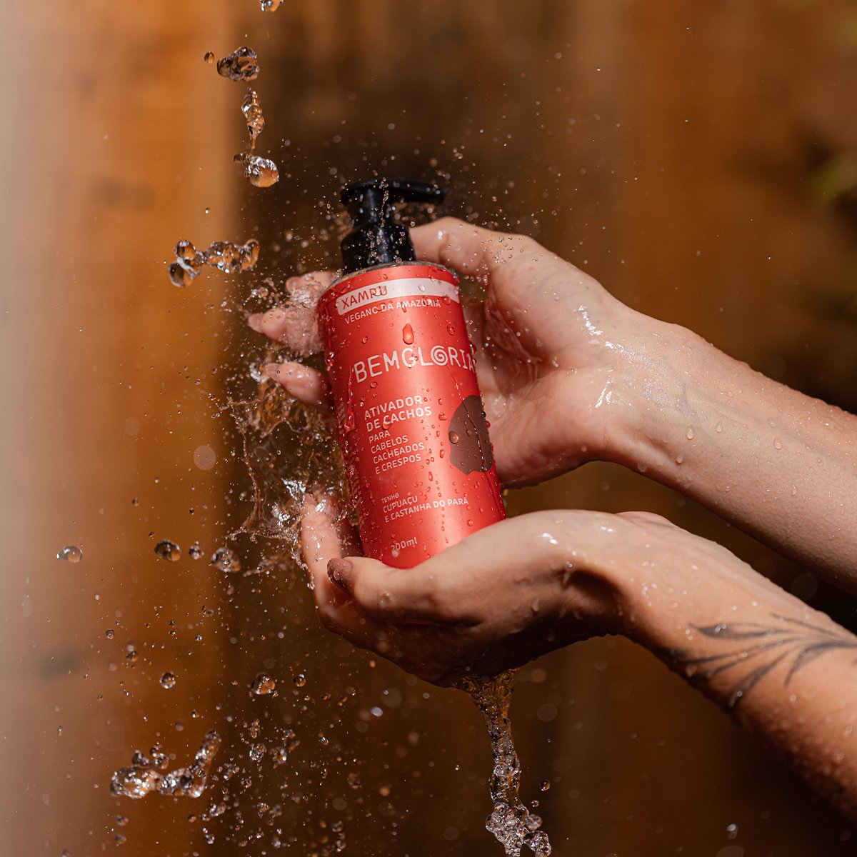 Shampoo para cabelos Cacheados e Crespos. Vegano da Amazônia - Bemgloria 250ml 250ml 5