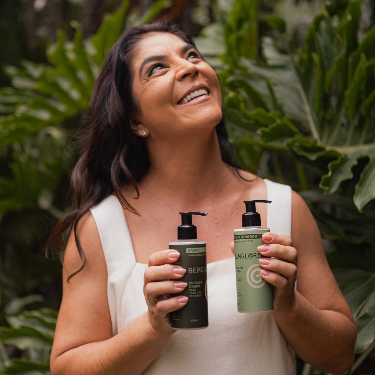 Shampoo para todos os tipos de cabelo. Vegano da Amazônia - Bemgloria 250ml 250ml 4