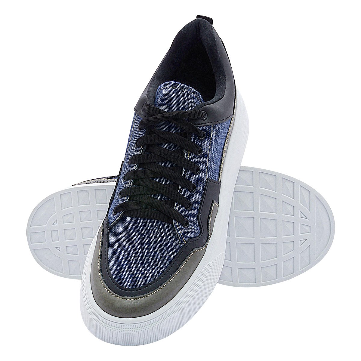 Tenis Casual Feminino Wikishoes Moderno e Confortavel Marinho 2