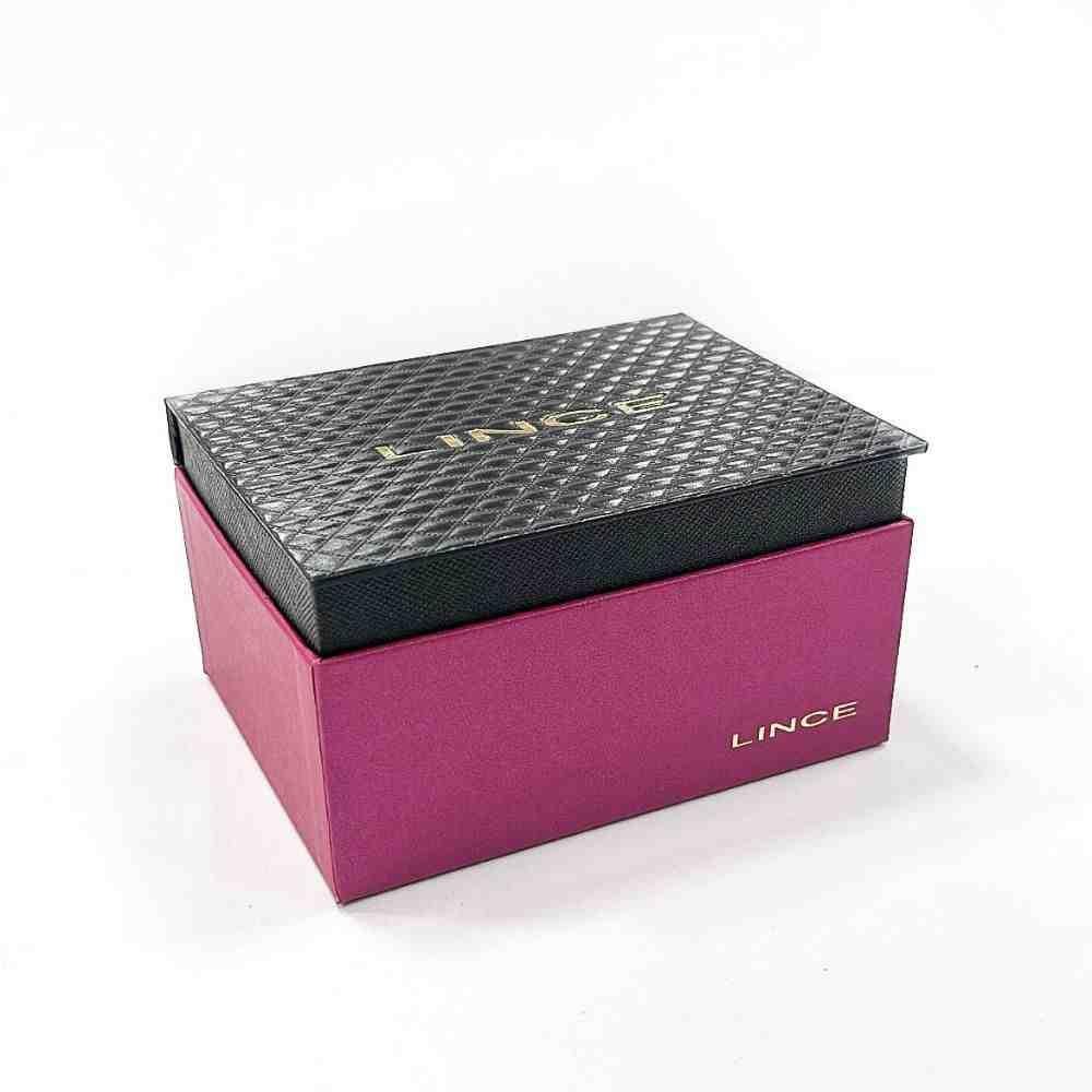 Kit Relógio Lince Dourado Feminino LRGH154L Dourado 5