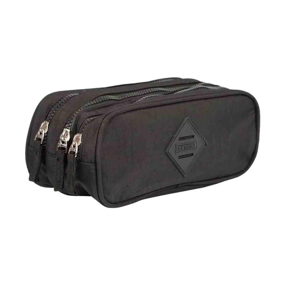 Estojo Escolar Crinkle Preto 075726-01 Preto 2